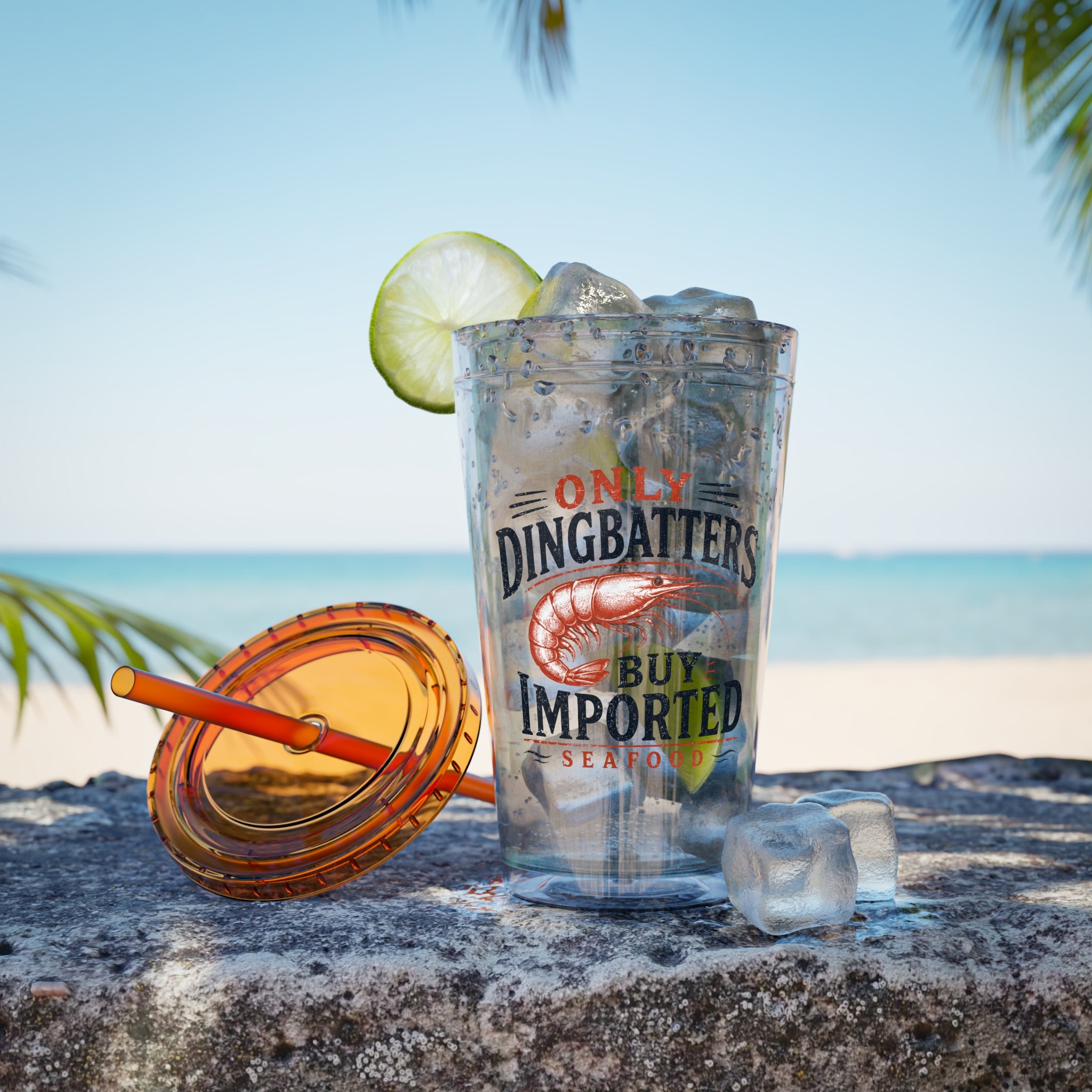 Only Dingbatters buy Imported - Clear Tumbler