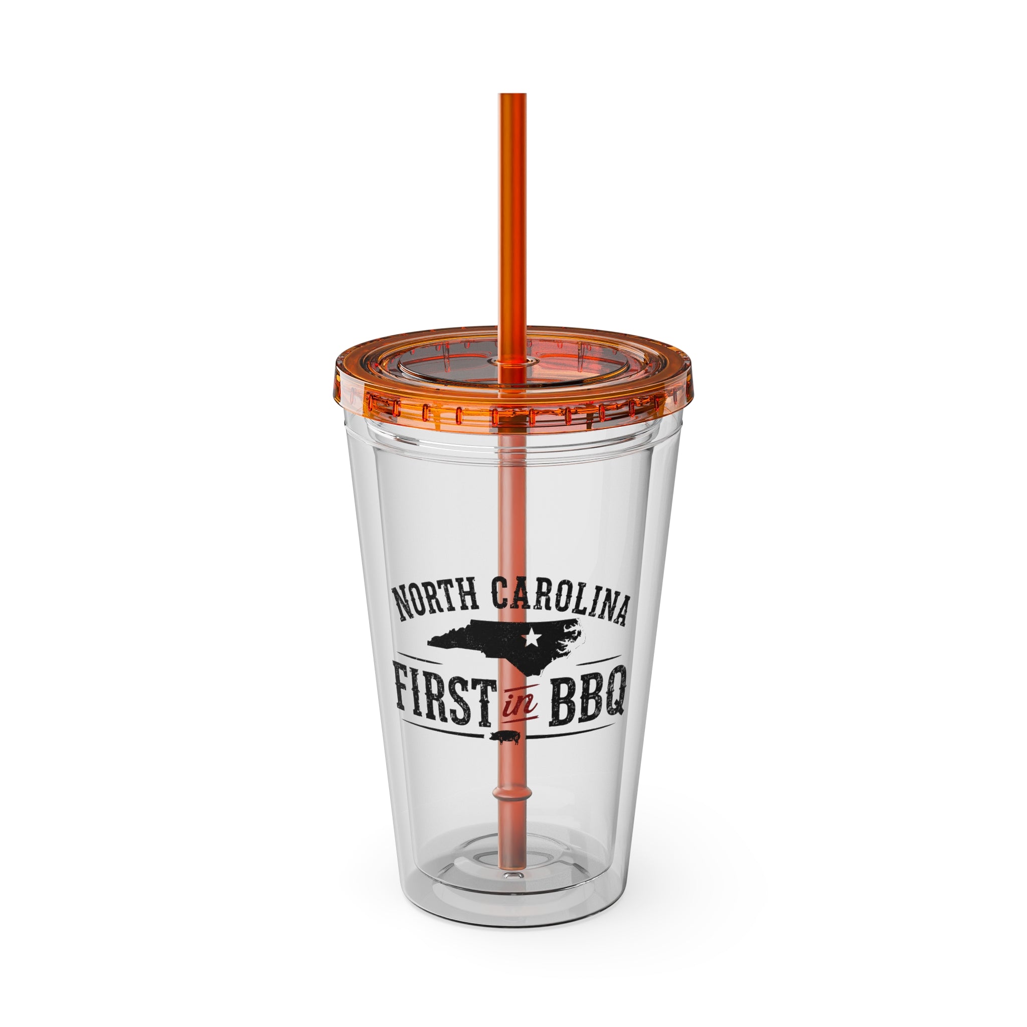 NC First in BBQ - Clear Tumbler