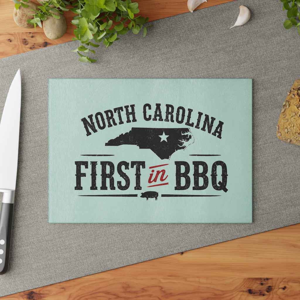 First In BBQ - Glass Cutting Board