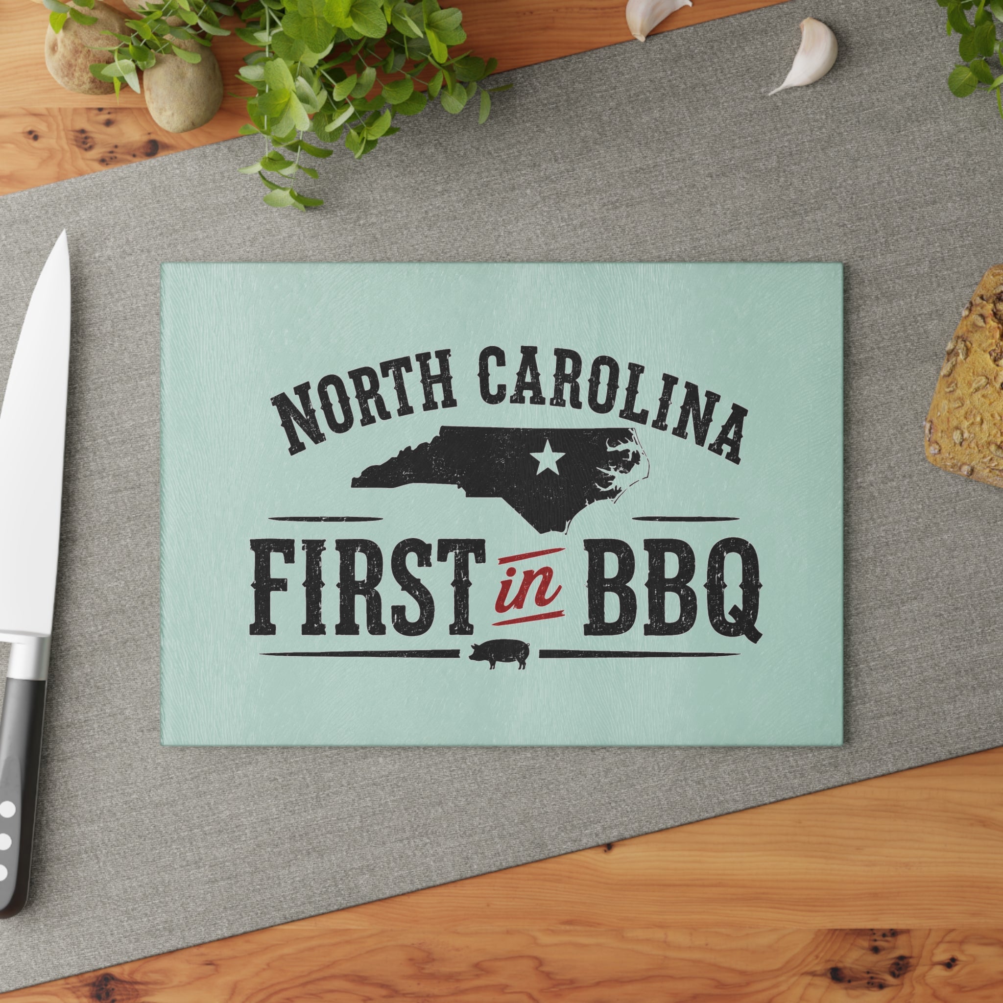 First In BBQ - Glass Cutting Board