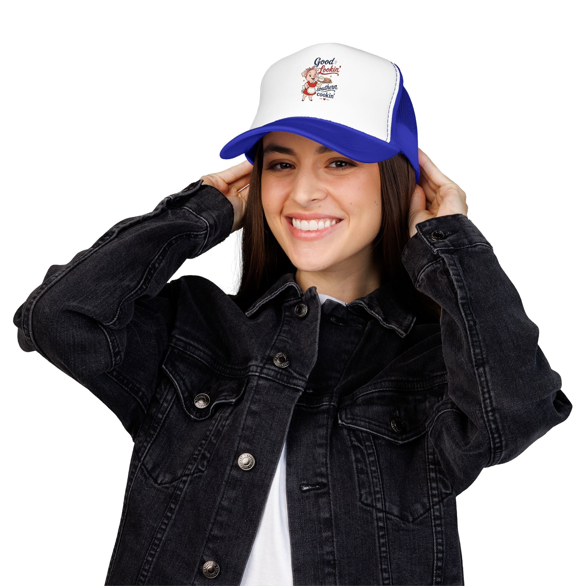 Good Lookin' Southern Cookin' (Pig Graphic) - Foam Trucker Hat