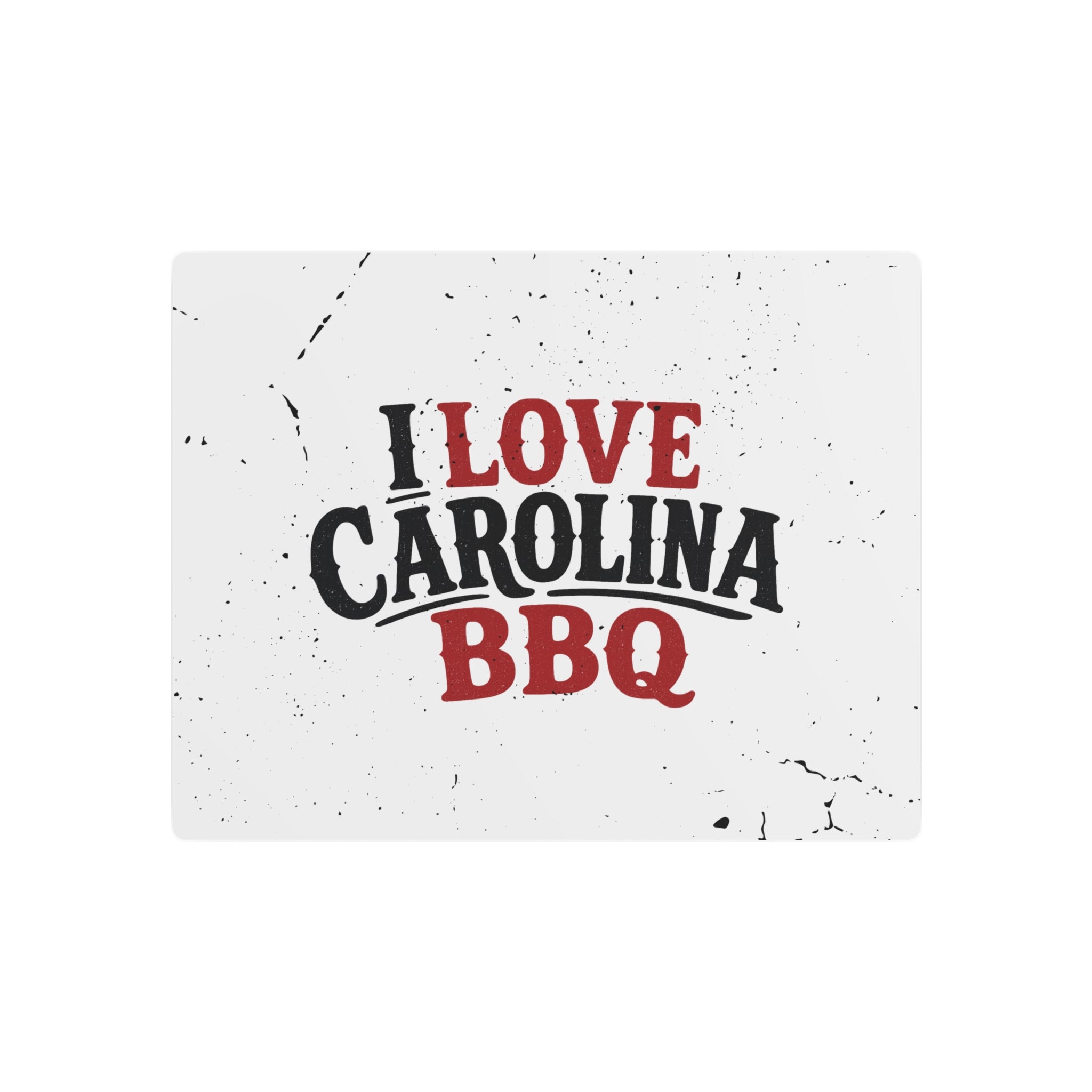 I Love Carolina BBQ - Metal Wall Art