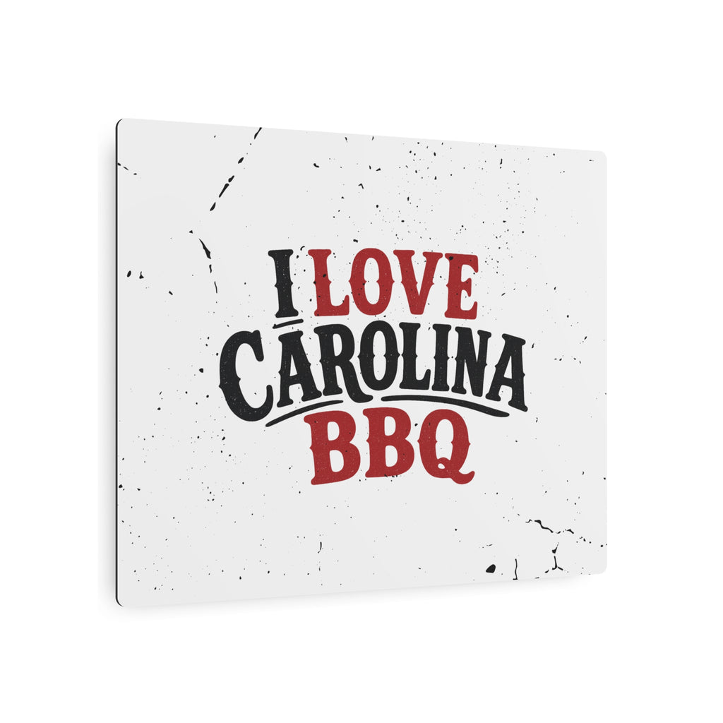 I Love Carolina BBQ - Metal Wall Art