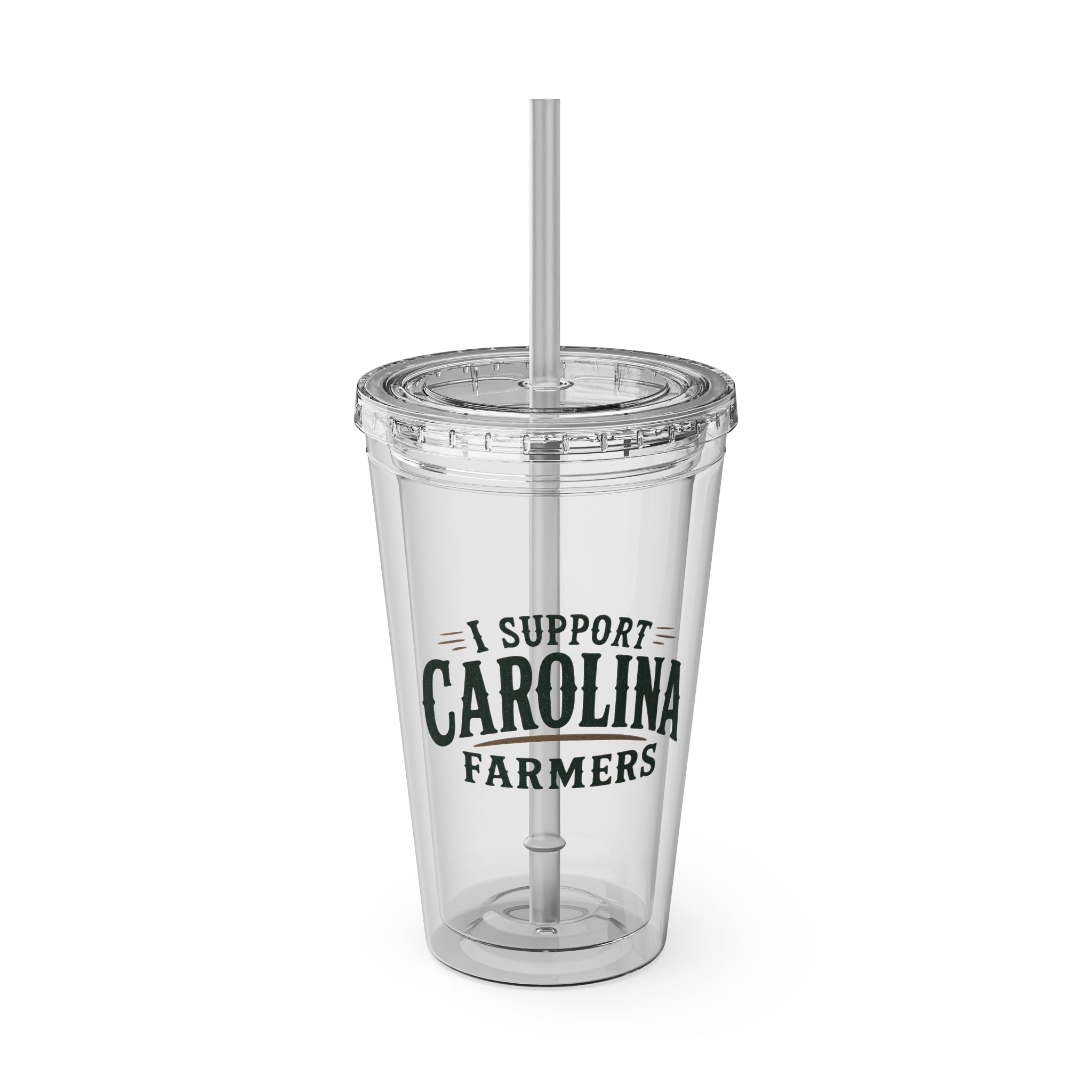 Support Carolina Farmers - Clear Tumbler