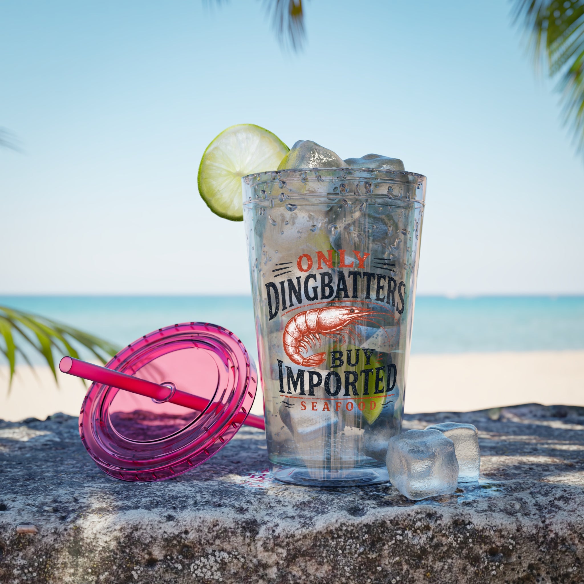 Only Dingbatters buy Imported - Clear Tumbler