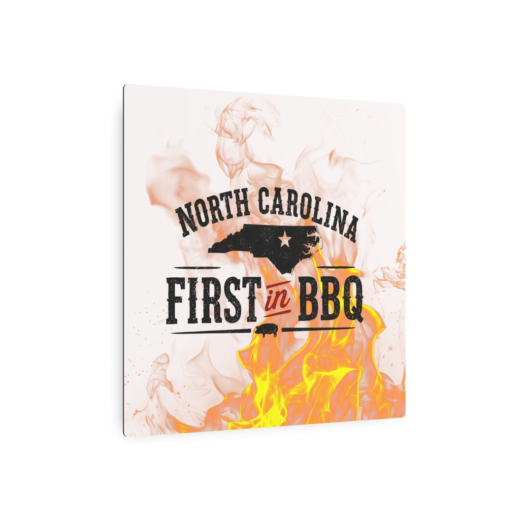 NC First in BBQ - Metal Wall Art