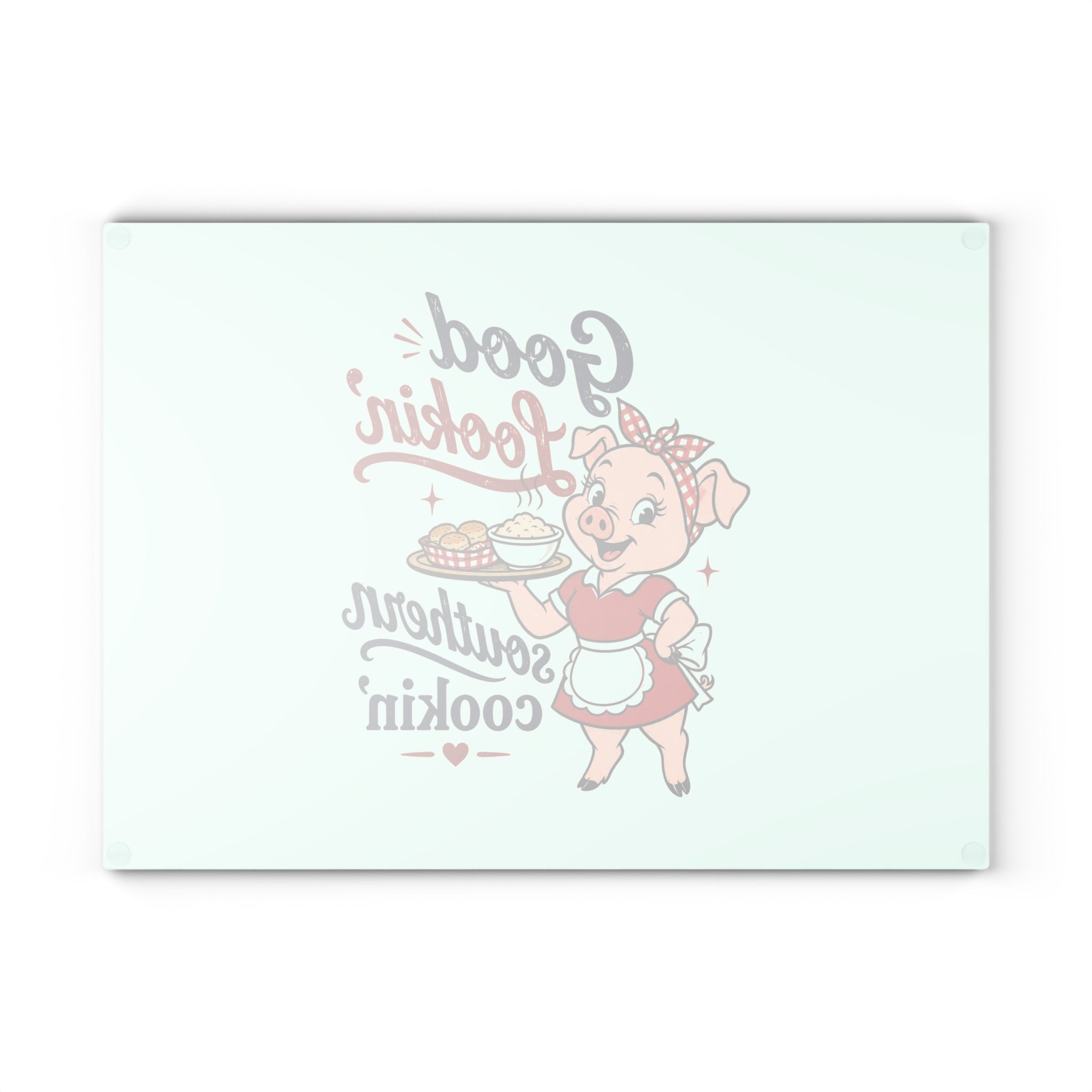Good Lookin' Southern Cookin' - Glass Cutting Board
