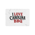 I Love Carolina BBQ - Metal Wall Art