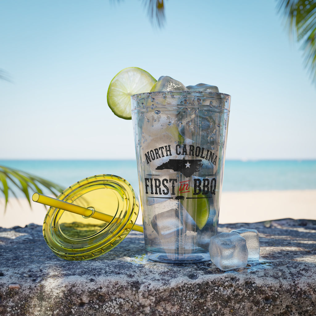 NC First in BBQ - Clear Tumbler