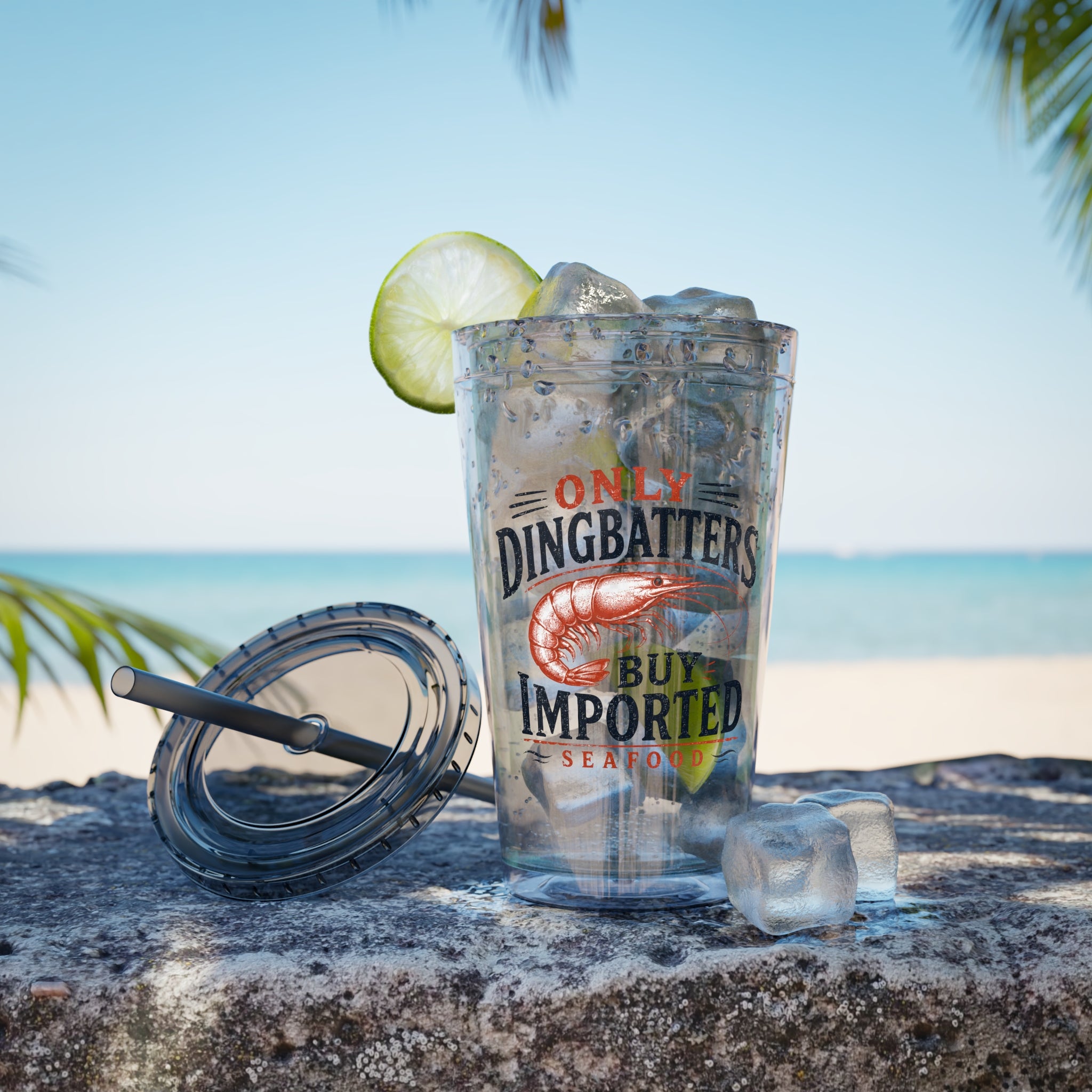 Only Dingbatters buy Imported - Clear Tumbler