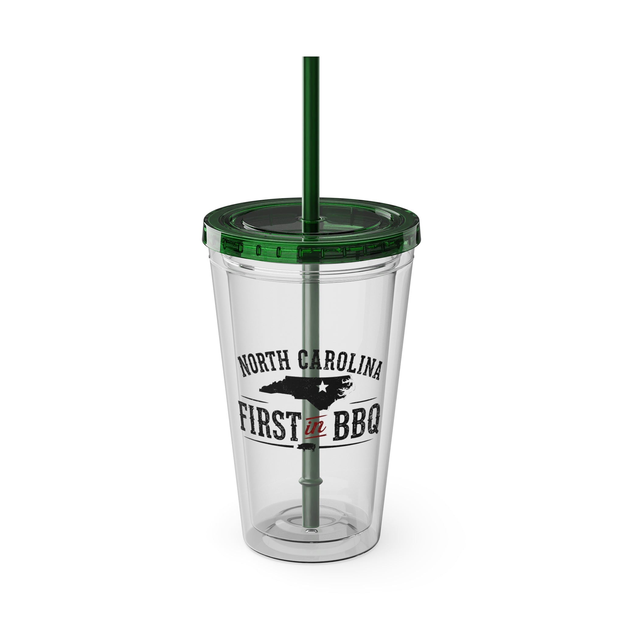 NC First in BBQ - Clear Tumbler