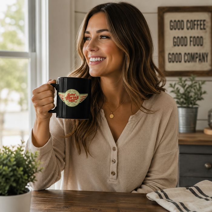 Sweet Marie's Diner - Mug in Black