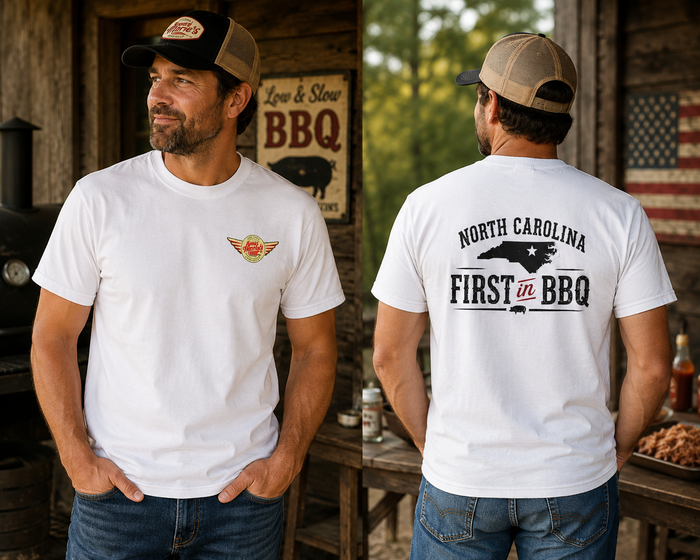 First in BBQ — Men's Tee