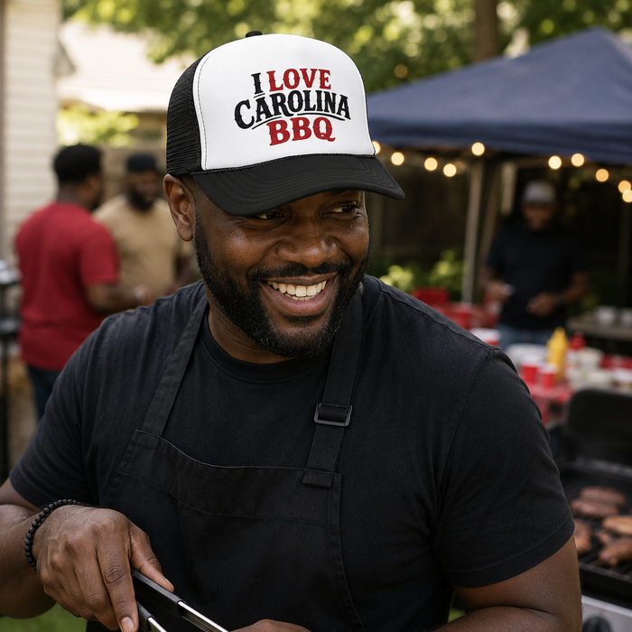 I Love Carolina BBQ - Trucker Hat