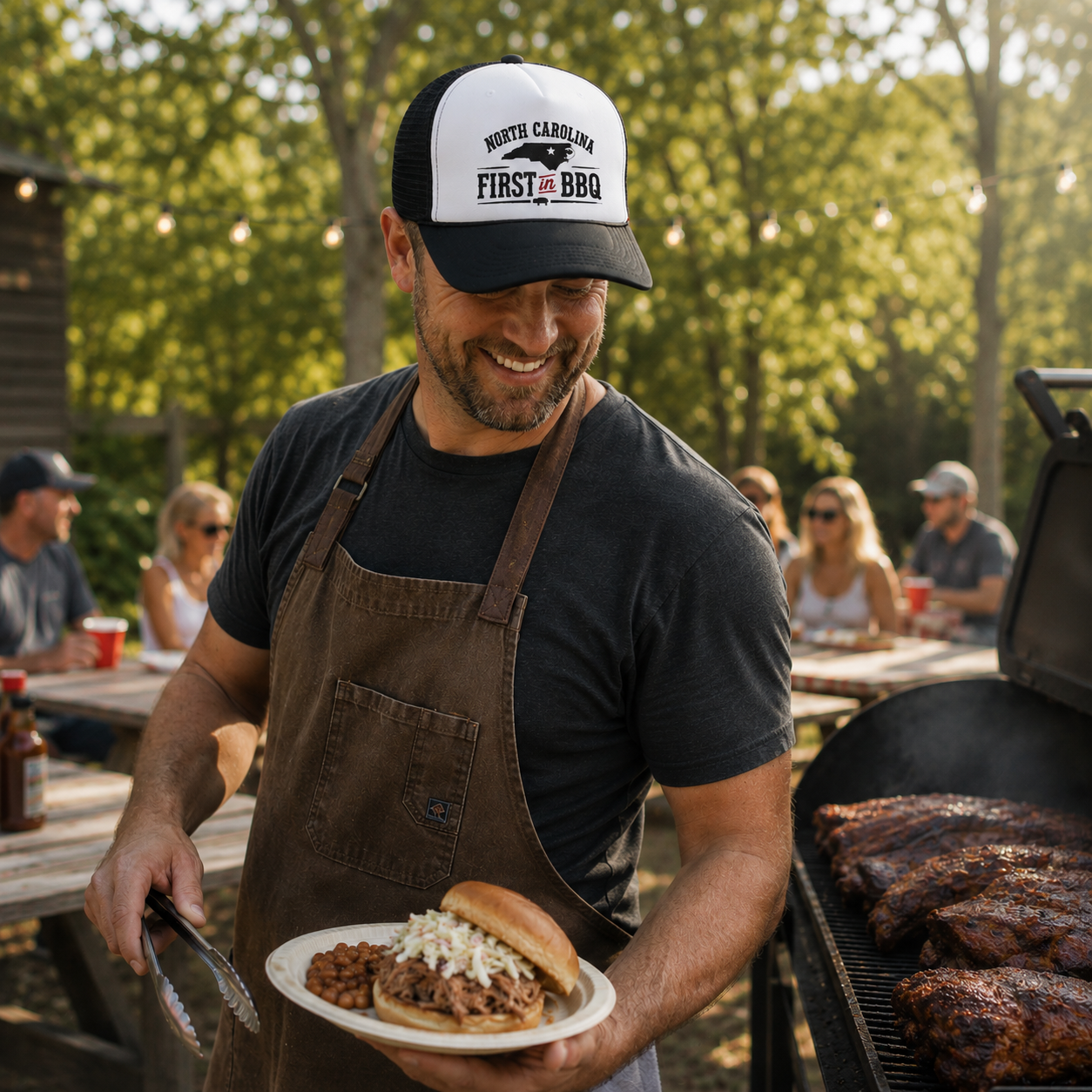 NC First in BBQ - Trucker Hat