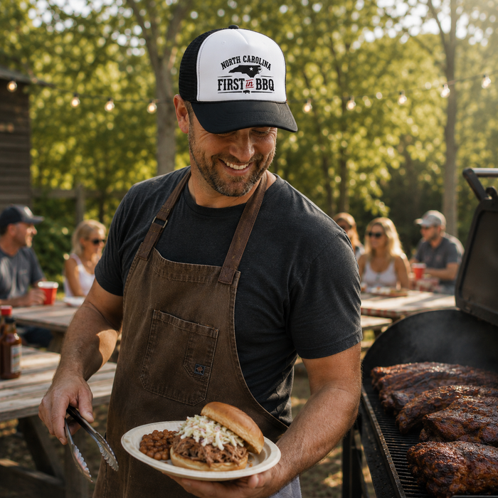 NC First in BBQ - Trucker Hat