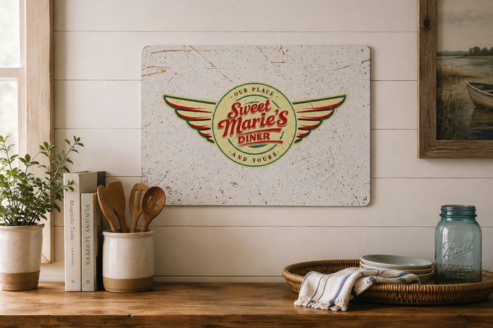 Vintage Sweet Marie's - Metal Wall Art