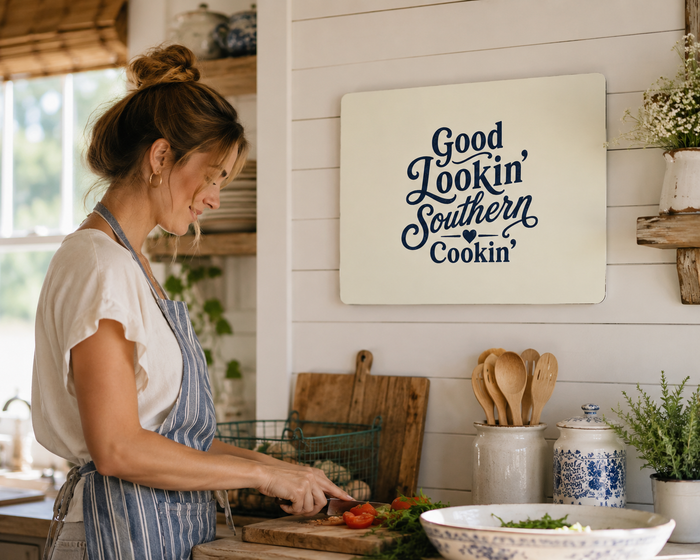 Good Lookin' Southern Cookin' - Metal Wall Art