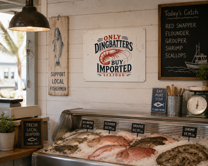 Only Dingbatters buy Imported - Metal Wall Art