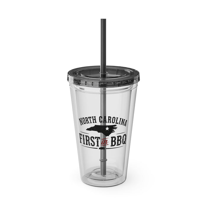 NC First in BBQ - Clear Tumbler