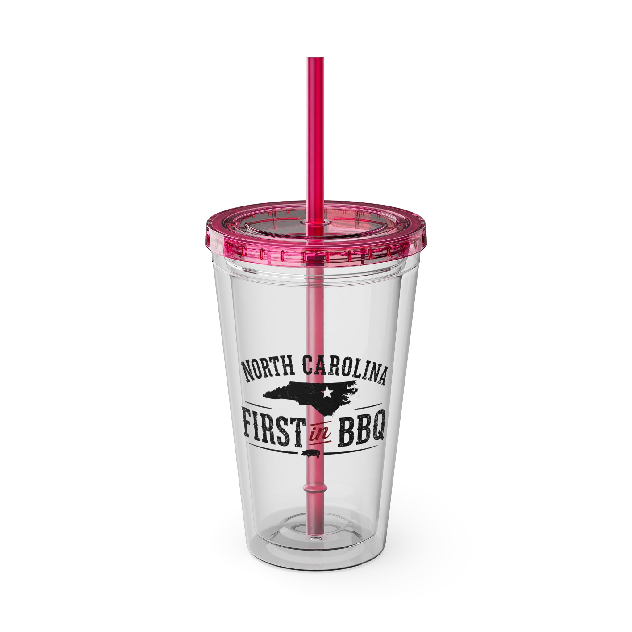 NC First in BBQ - Clear Tumbler