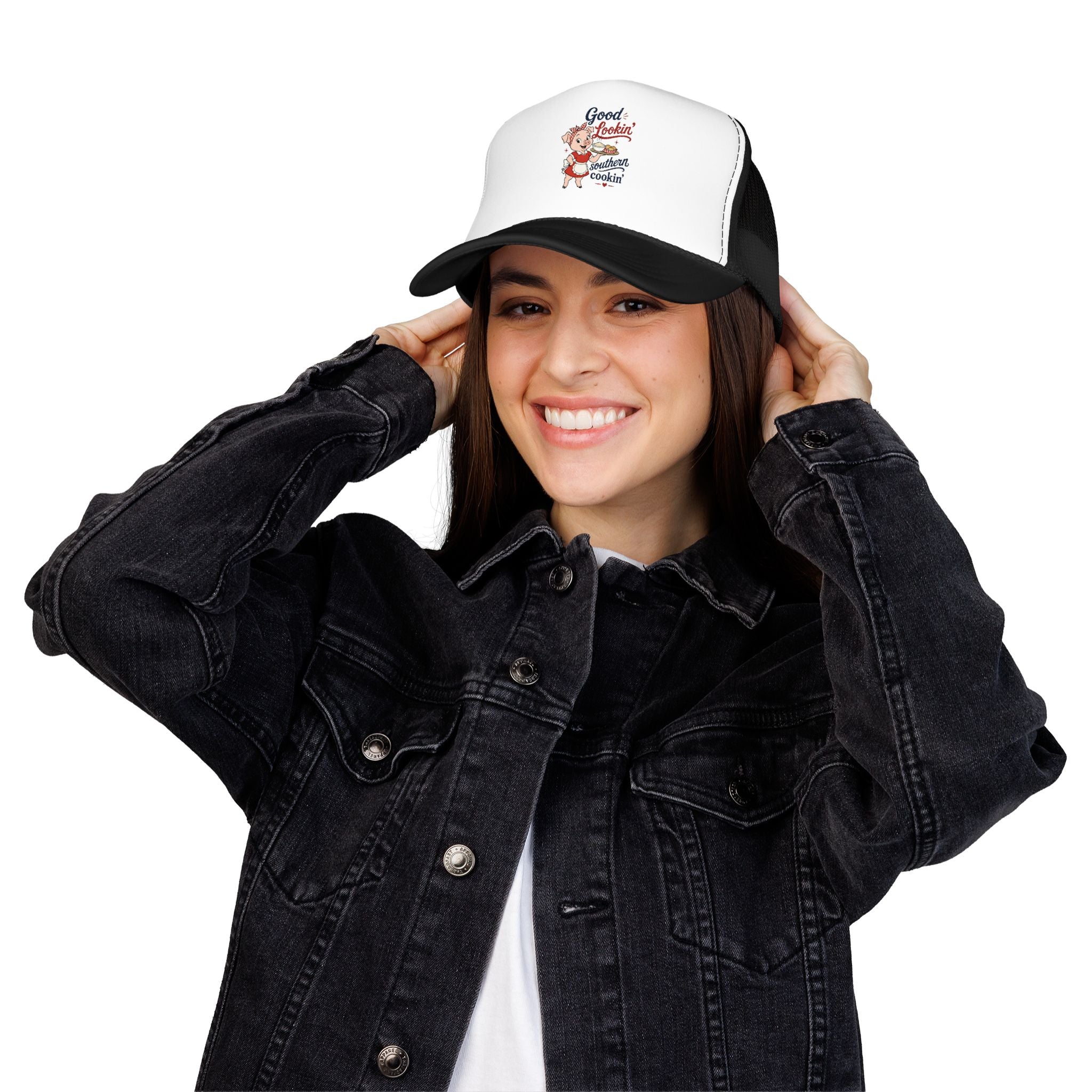 Good Lookin' Southern Cookin' (Pig Graphic) - Foam Trucker Hat