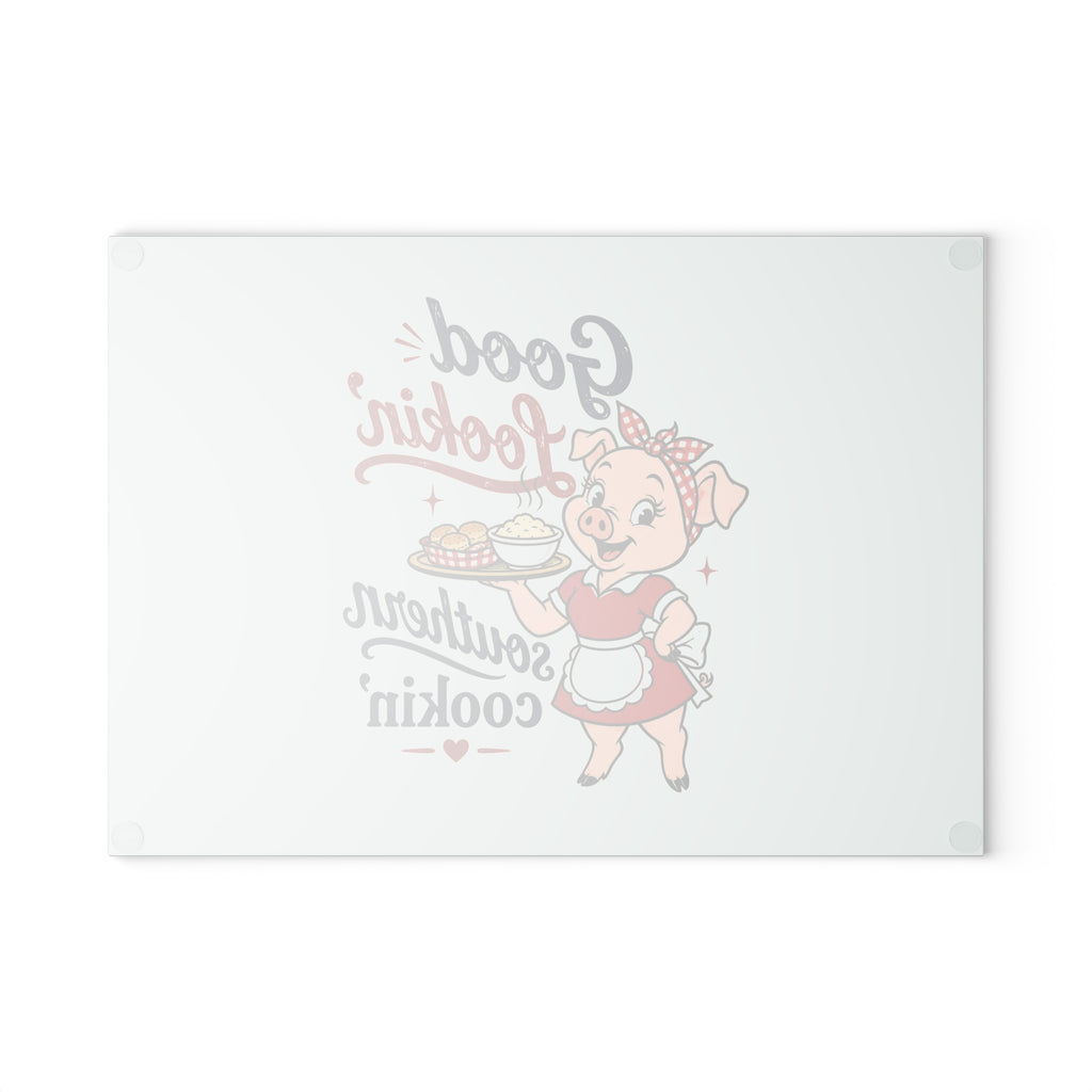 Good Lookin' Southern Cookin' - Glass Cutting Board