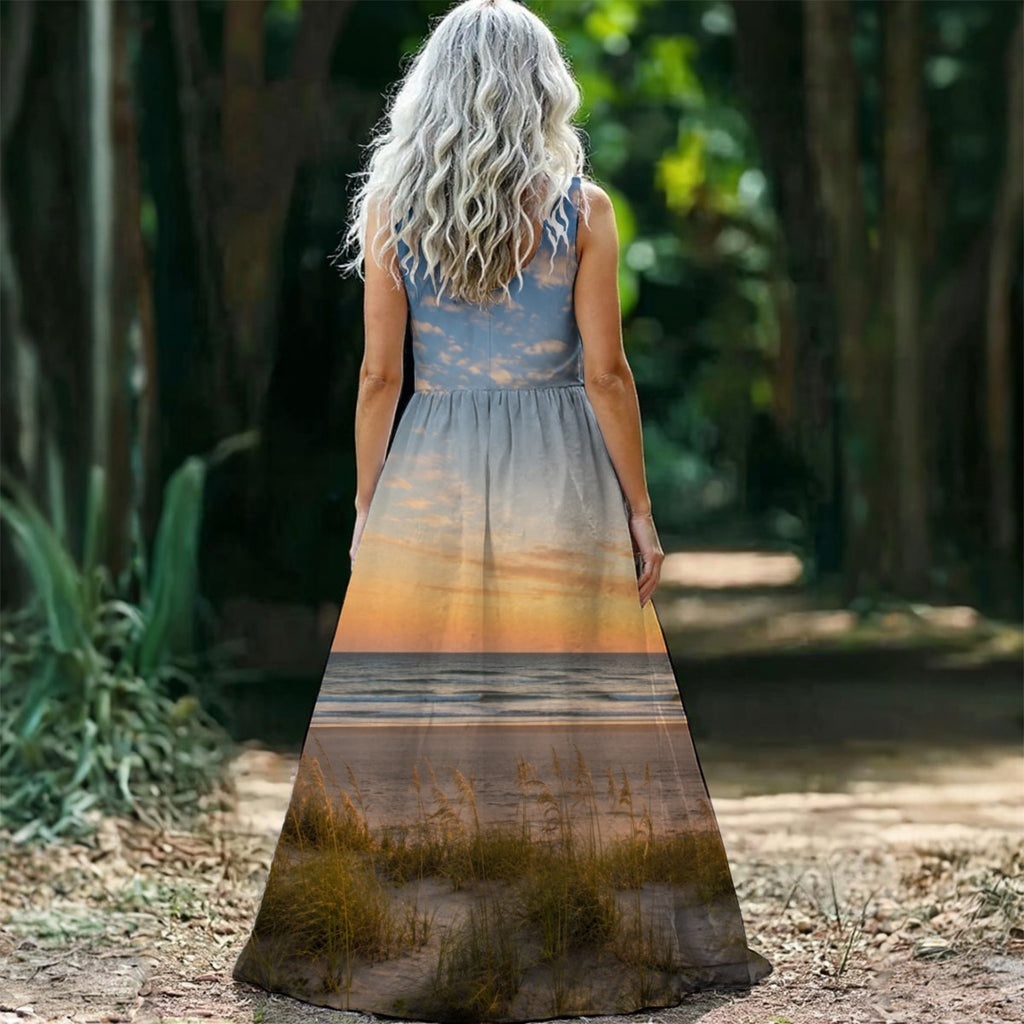 Sweet on the Salt Sleeveless Maxi Dress
