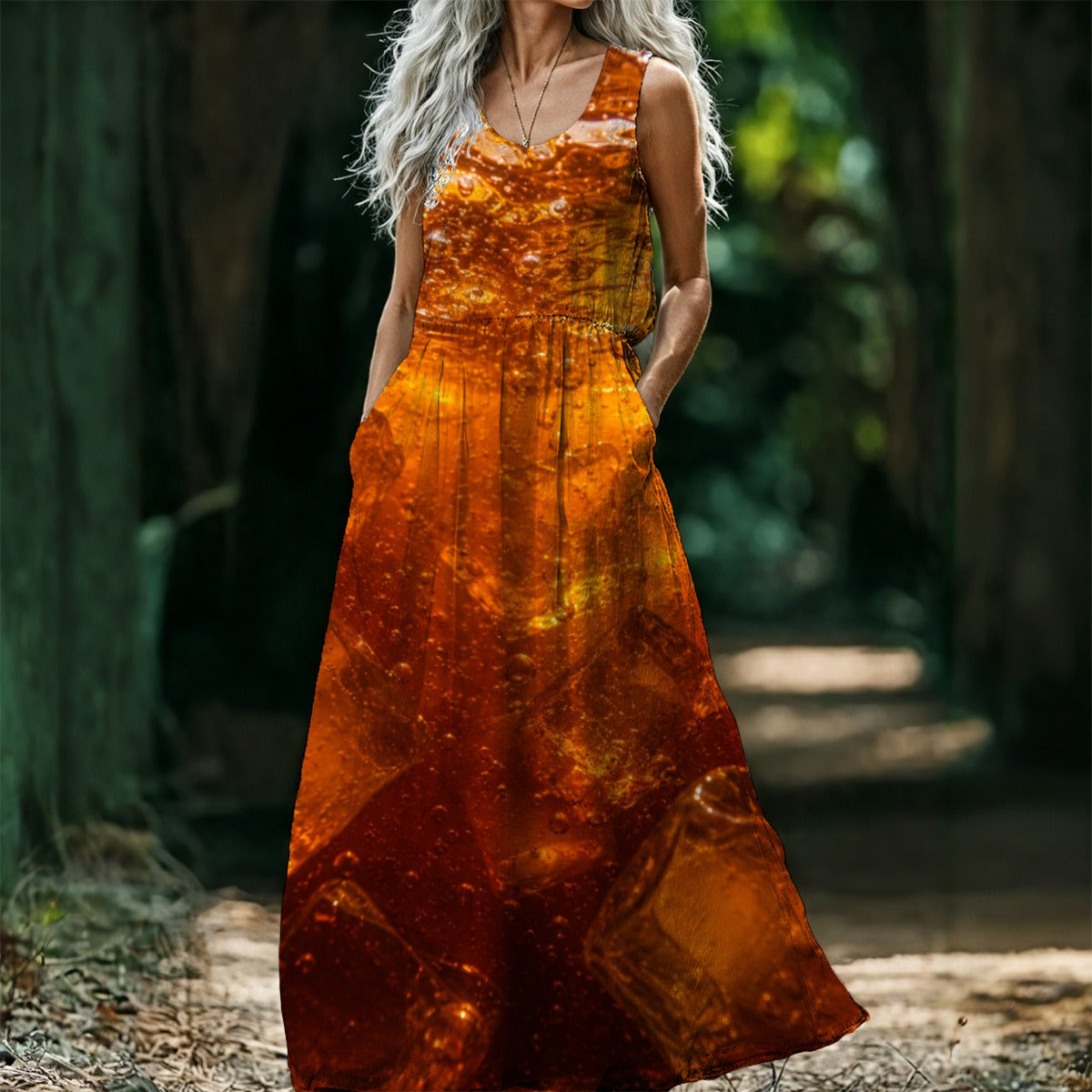 Sweet as Tea Sleeveless Maxi Dress