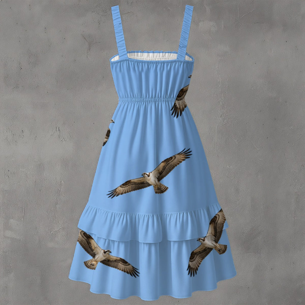 Osprey Ruffle Hem Dress