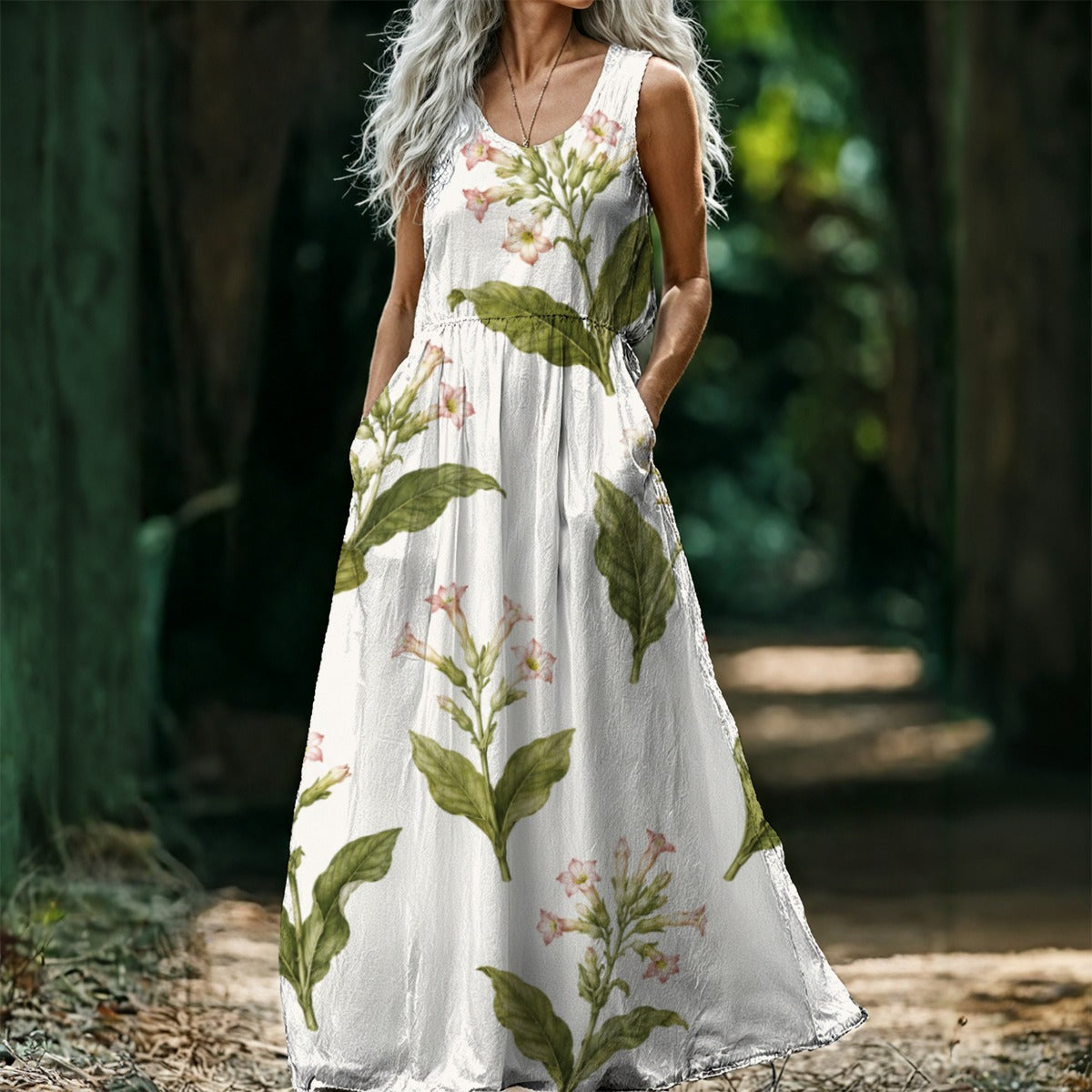 Brightleaf Sleeveless Maxi Dress