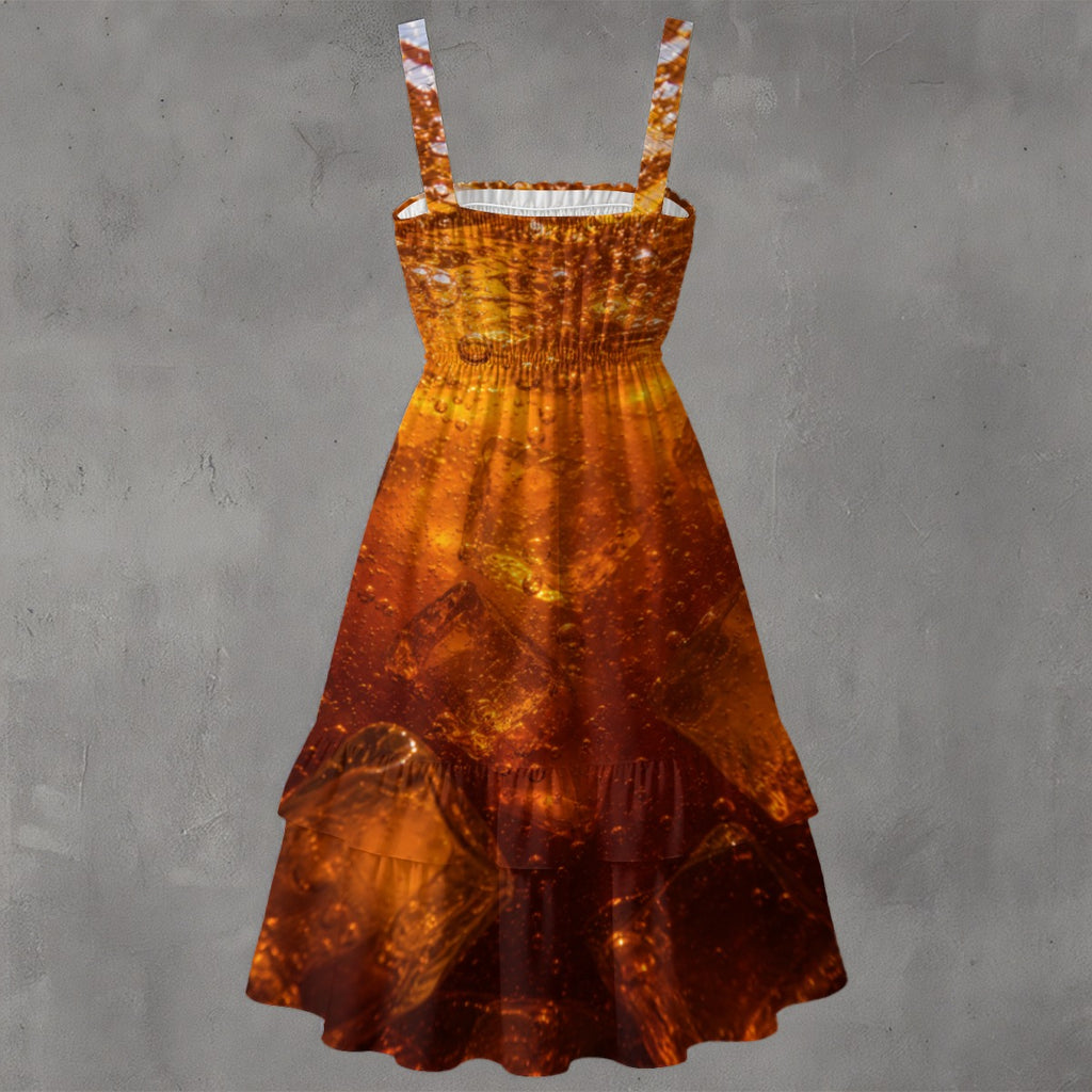 Sweet as Tea Ruffle Hem Dress