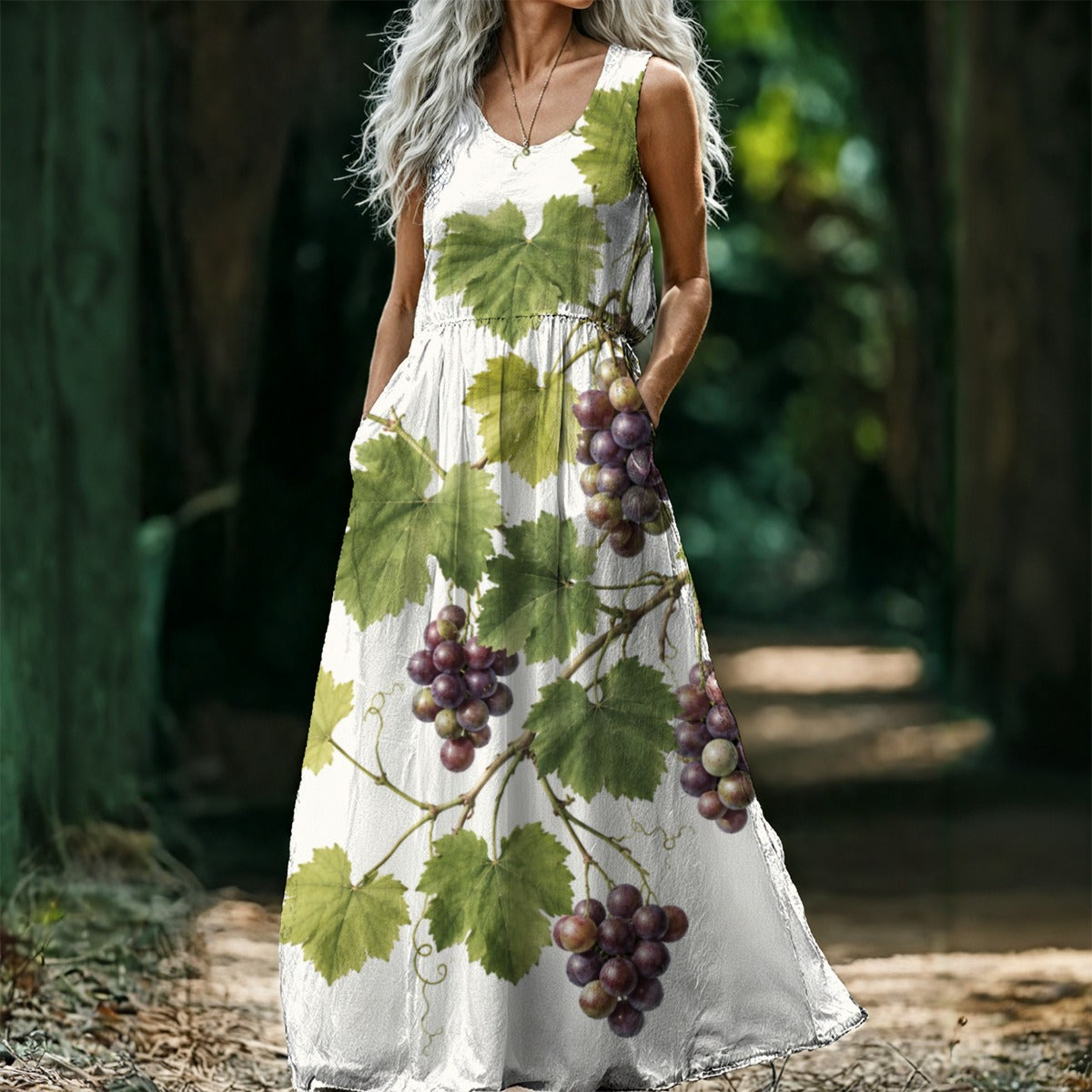 Fine as Wine Sleeveless Maxi Dress