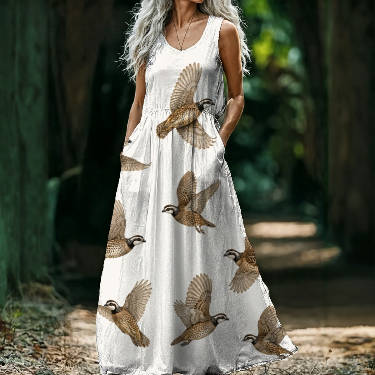 Bobwhite Sleeveless Maxi Dress