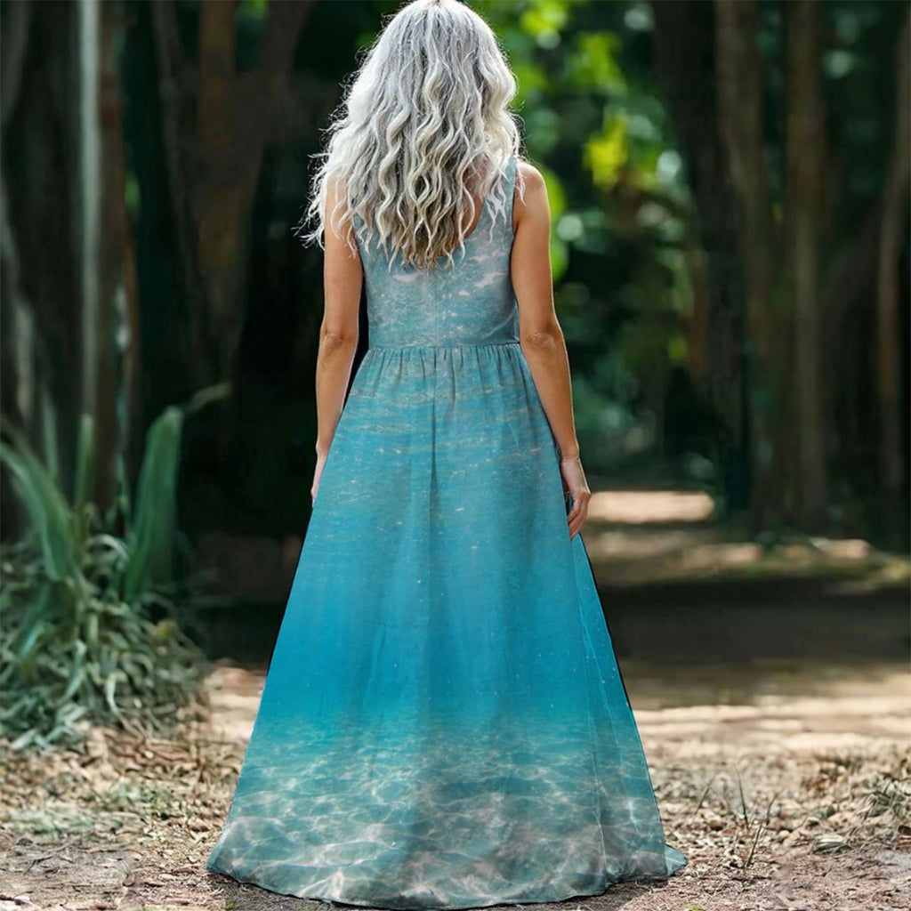 Crystal Coast Sleeveless Maxi Dress