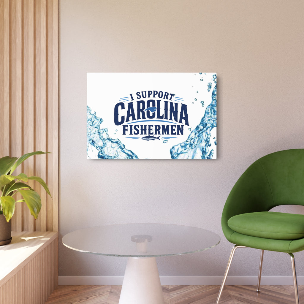 Support Carolina Fishermen - Metal Wall Art