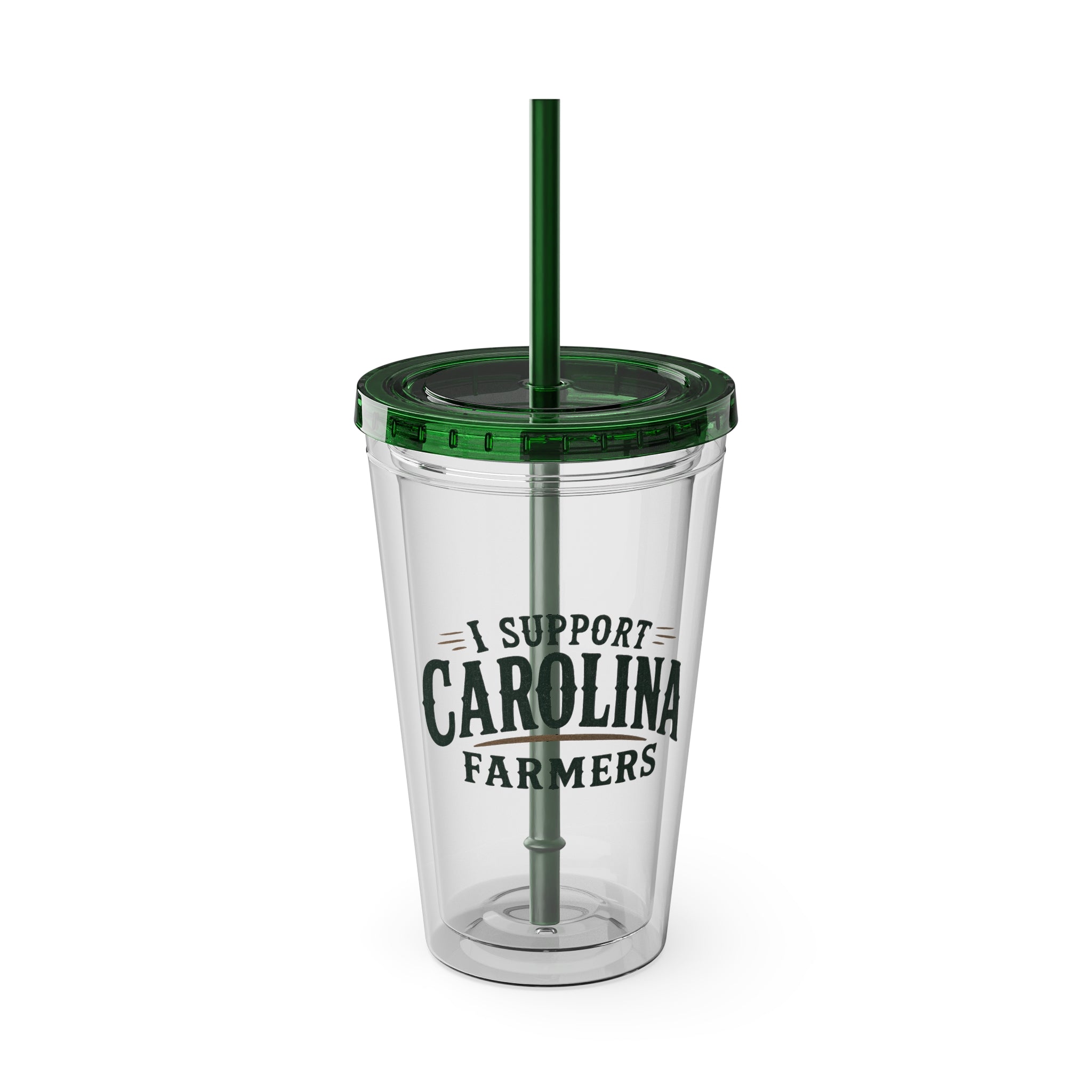 Support Carolina Farmers - Clear Tumbler