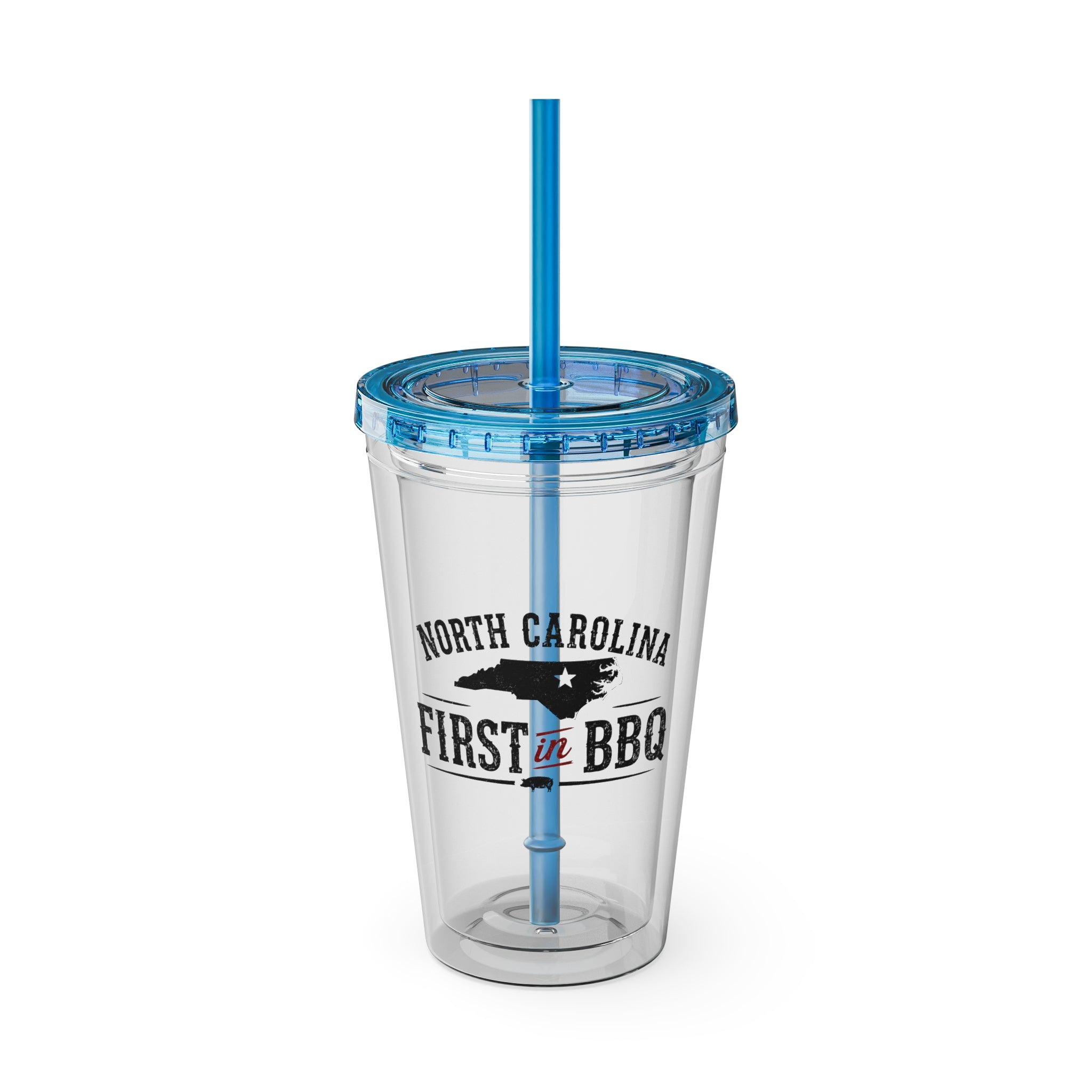 NC First in BBQ - Clear Tumbler