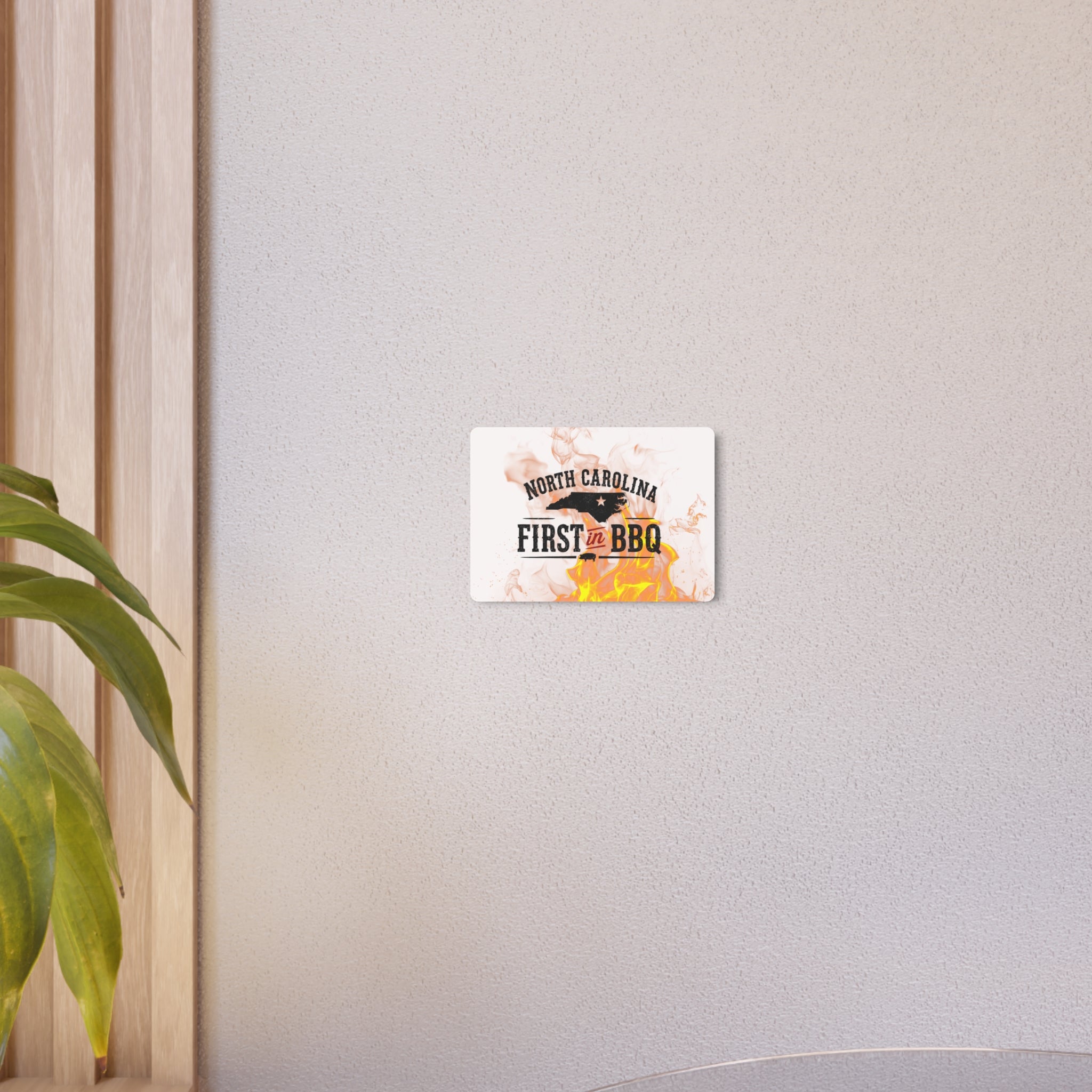 NC First in BBQ - Metal Wall Art