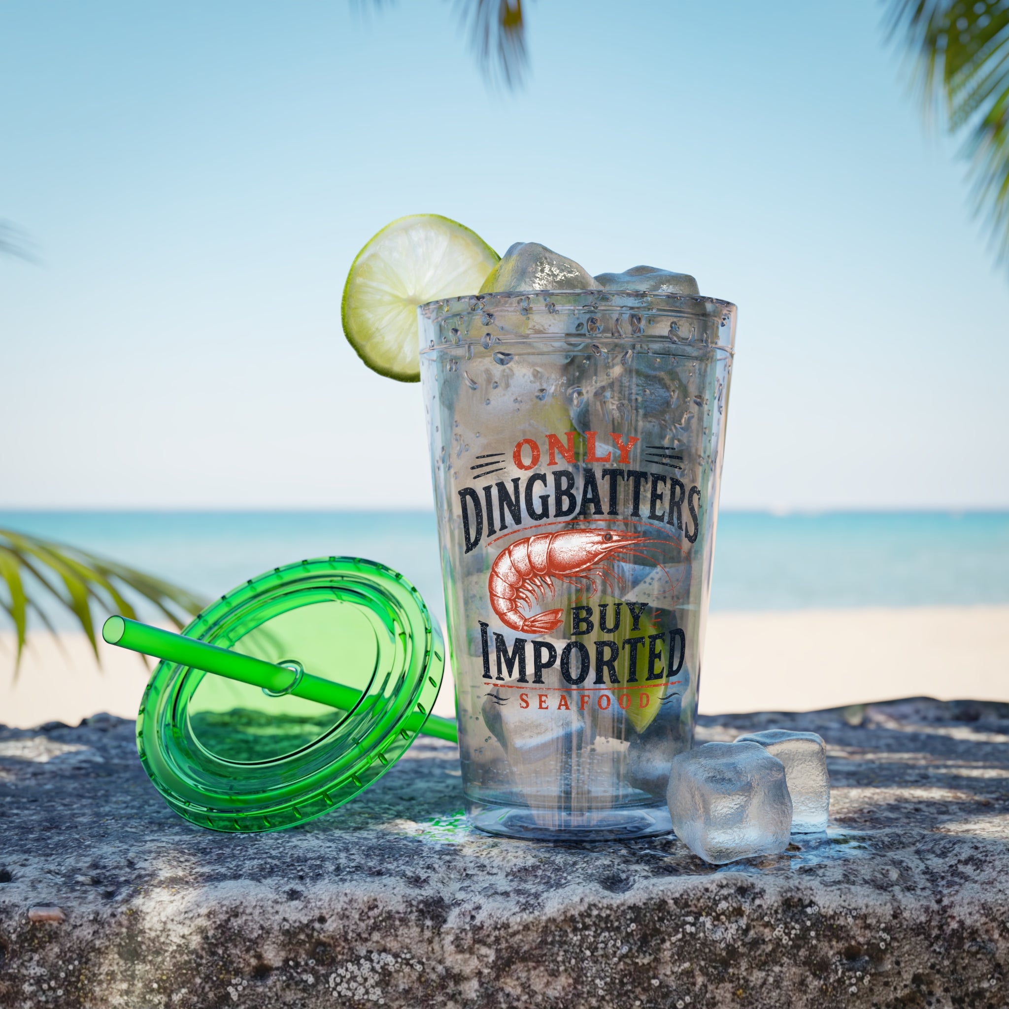 Only Dingbatters buy Imported - Clear Tumbler