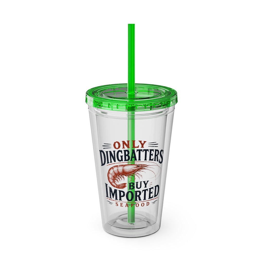 Only Dingbatters buy Imported - Clear Tumbler