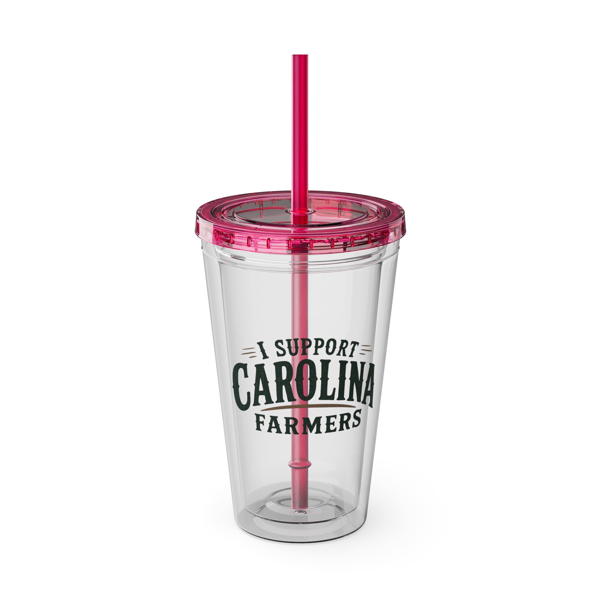 Support Carolina Farmers - Clear Tumbler