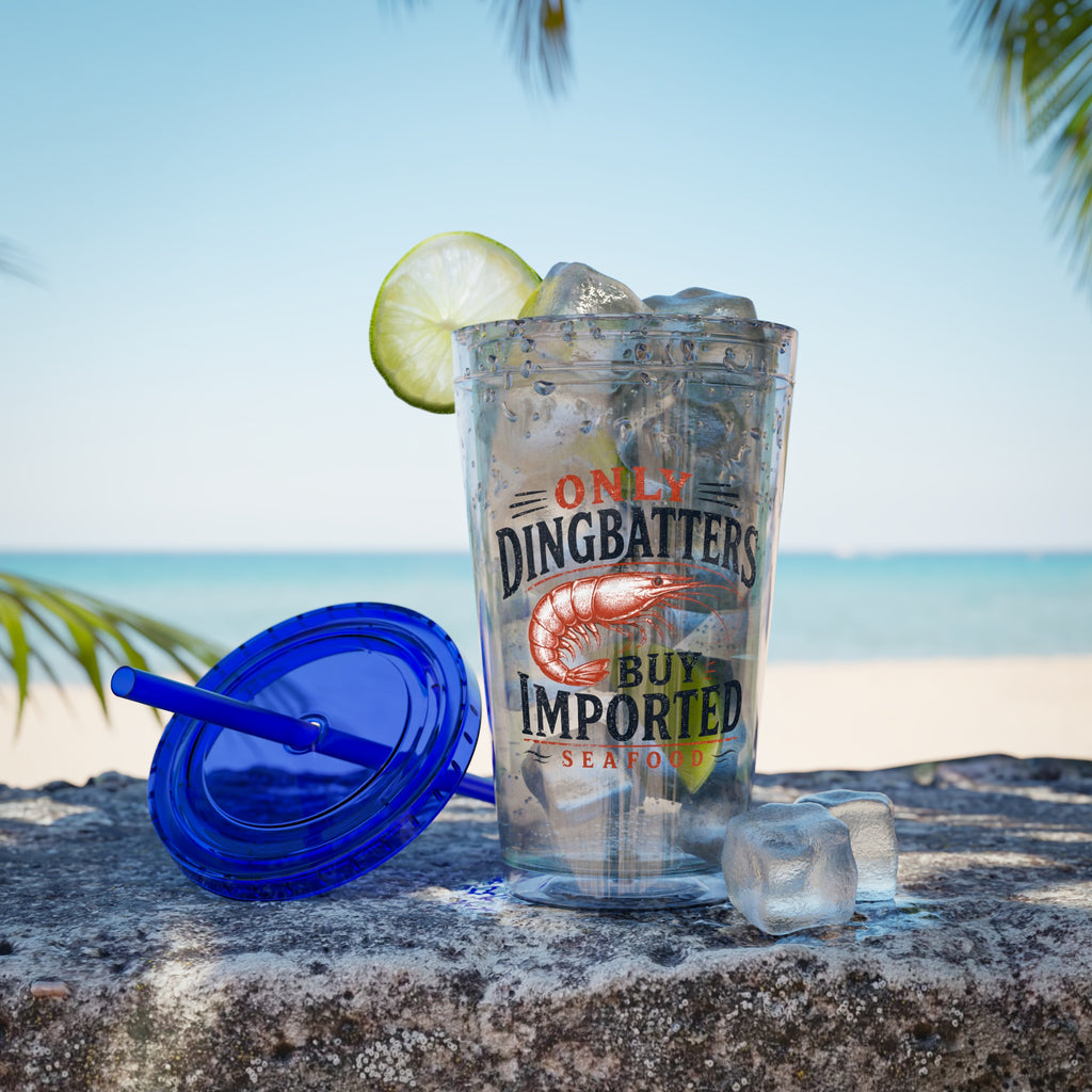 Only Dingbatters buy Imported - Clear Tumbler