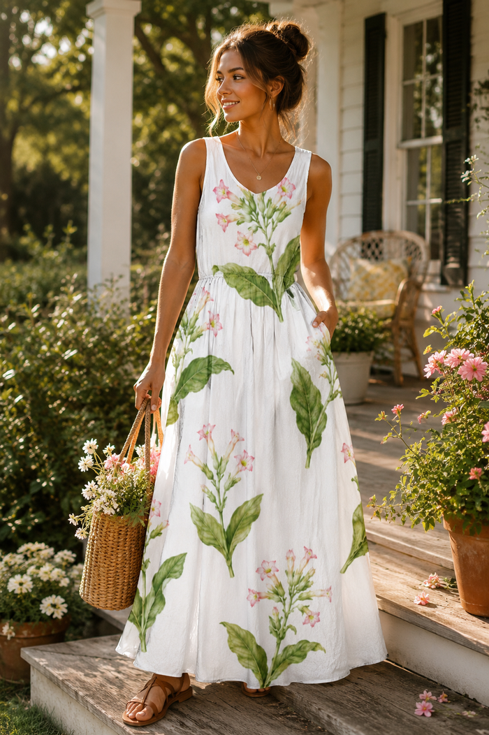 Brightleaf Sleeveless Maxi Dress