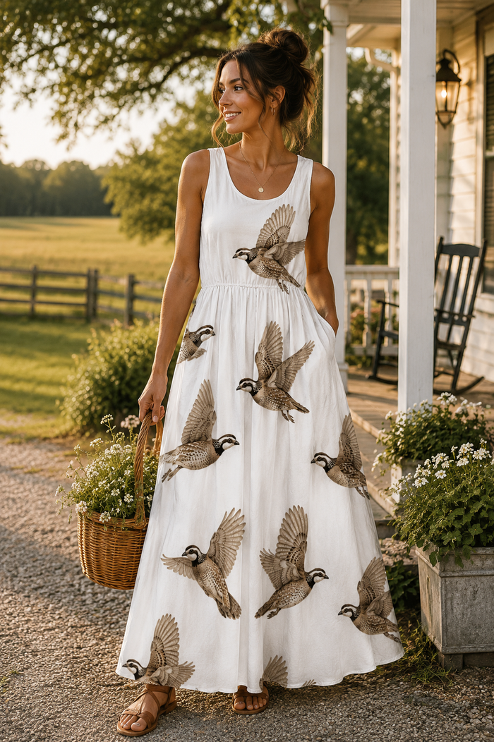 Bobwhite Sleeveless Maxi Dress