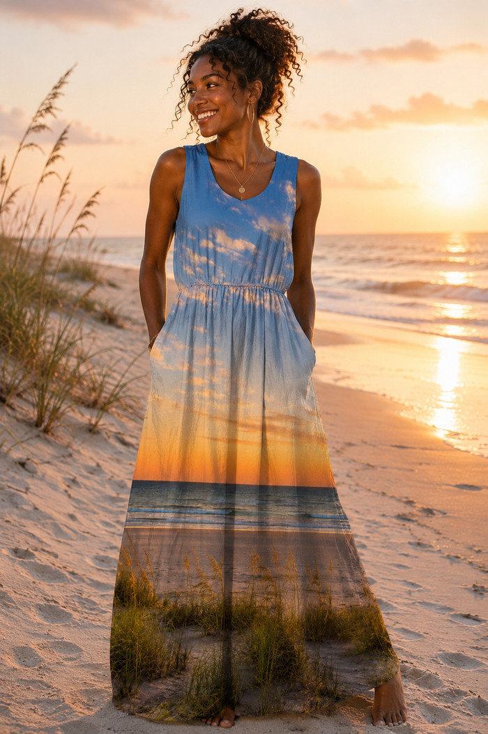 Sweet on the Salt Sleeveless Maxi Dress