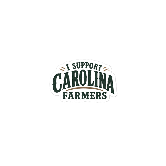 Support Carolina Farmers - Sticker