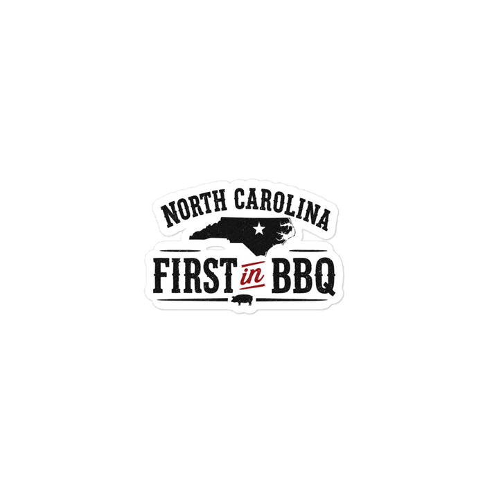 NC First in BBQ - Sticker